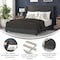 Flash Furniture Charcoal Queen Platform Bed with Headboard YK-1078-CHAR-F-GG - alternate 7